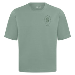Seattle Mariners Levelwear Register Oversized Luxe Signature Knit T-Shirt Green