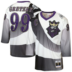 Wayne Gretzky Los Angeles Kings Mitchell & Ness Youth 1995/96 Power Play Throwback Alternate Player Jersey with Captain Patch White