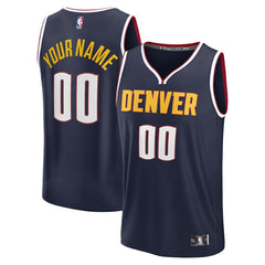 Denver Nuggets Youth Fast Break Custom Replica Jersey sale - Navy sale - Icon Edition