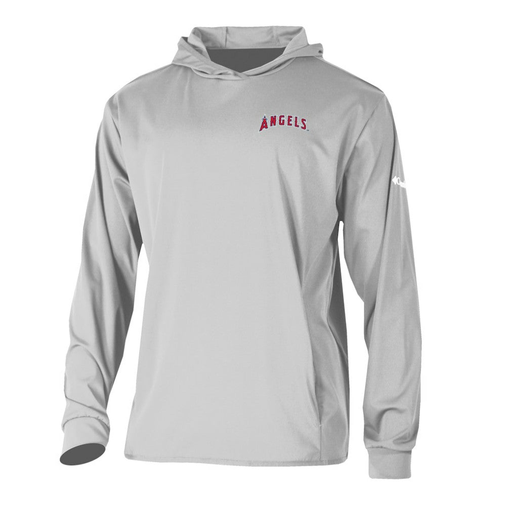 Los Angeles Angels Long Drive Pullover Hoodie Gray | Columbia