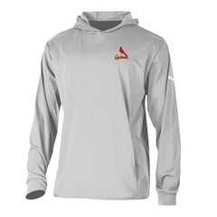 St. Louis Cardinals Long Drive Pullover Hoodie Gray | Columbia