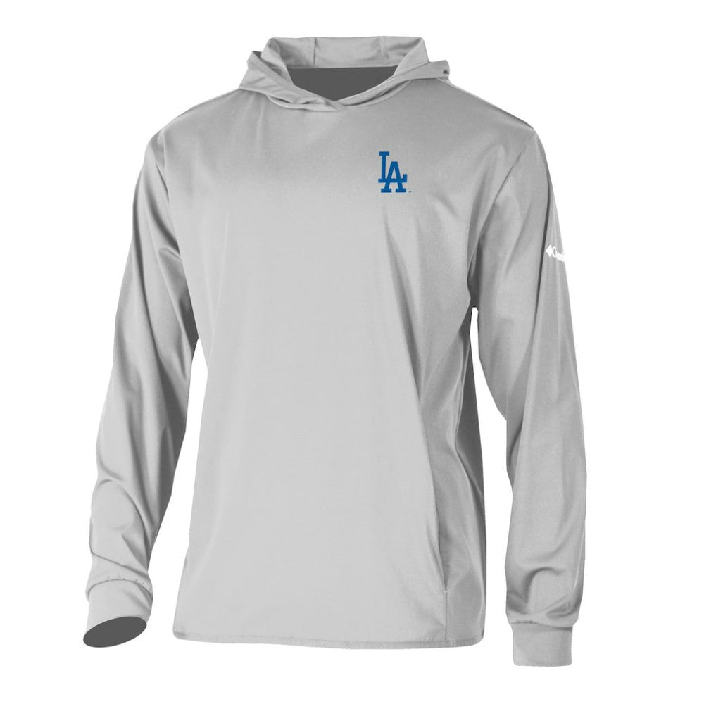 Los Angeles Dodgers Long Drive Pullover Hoodie Gray | Columbia