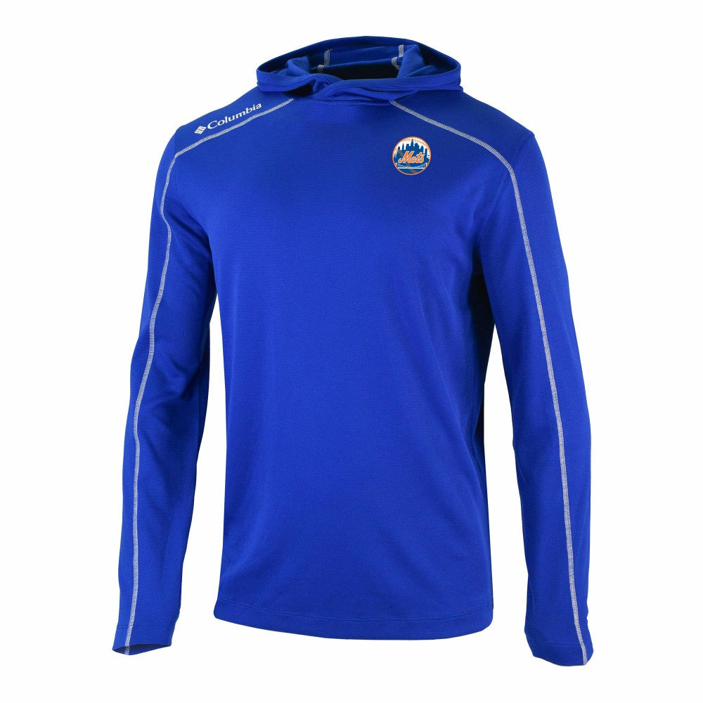 New York Mets Omni-Wick Shotgun Pullover Hoodie Royal | Columbia