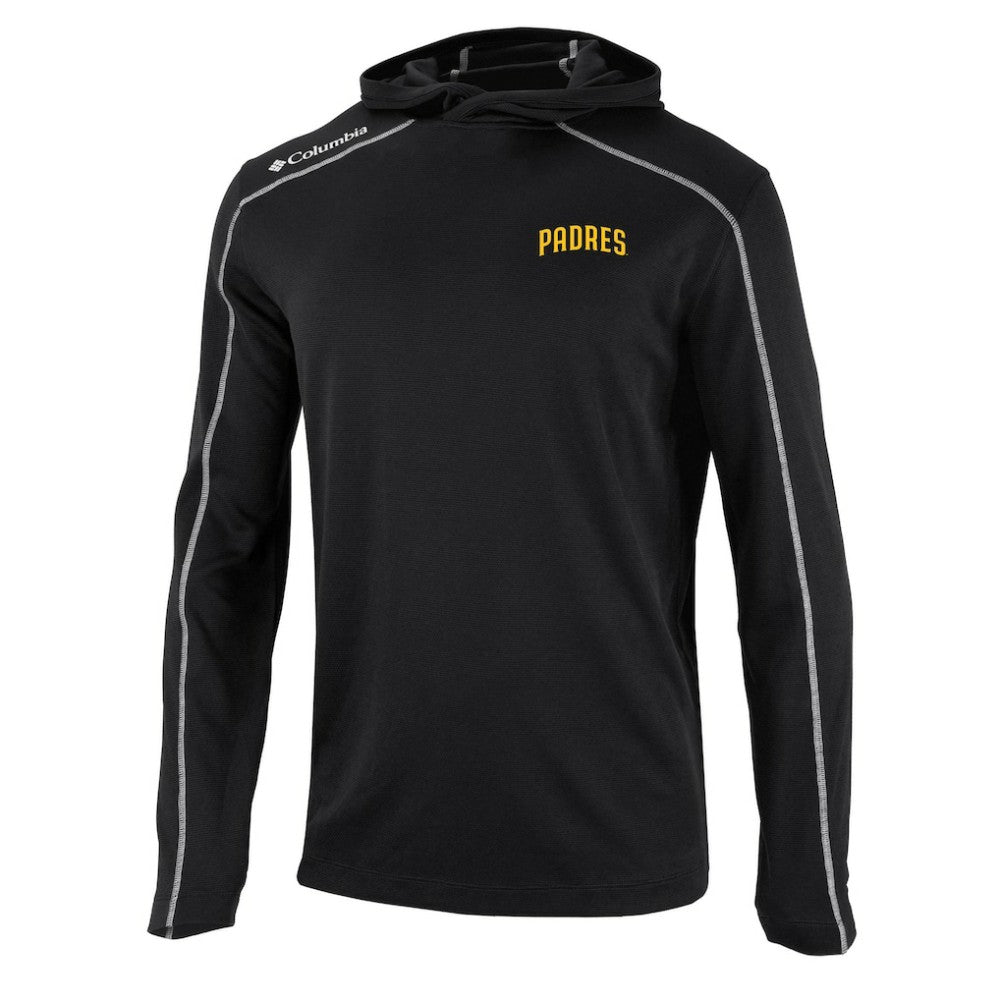 San Diego Padres Omni-Wick Shotgun Pullover Hoodie Black | Columbia