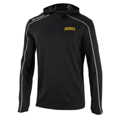 San Diego Padres Omni-Wick Shotgun Pullover Hoodie Black | Columbia