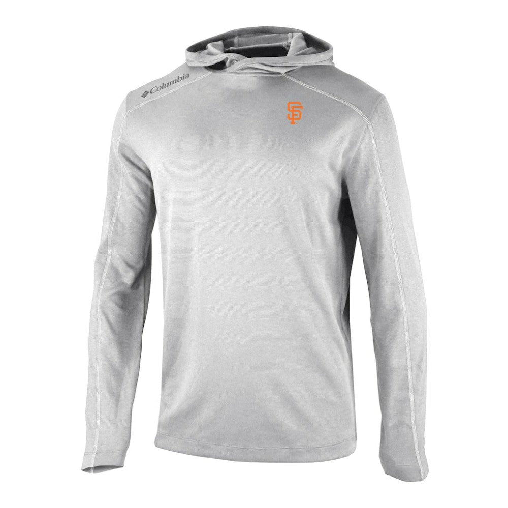 San Francisco Giants Omni-Wick Shotgun Pullover Hoodie Gray | Columbia