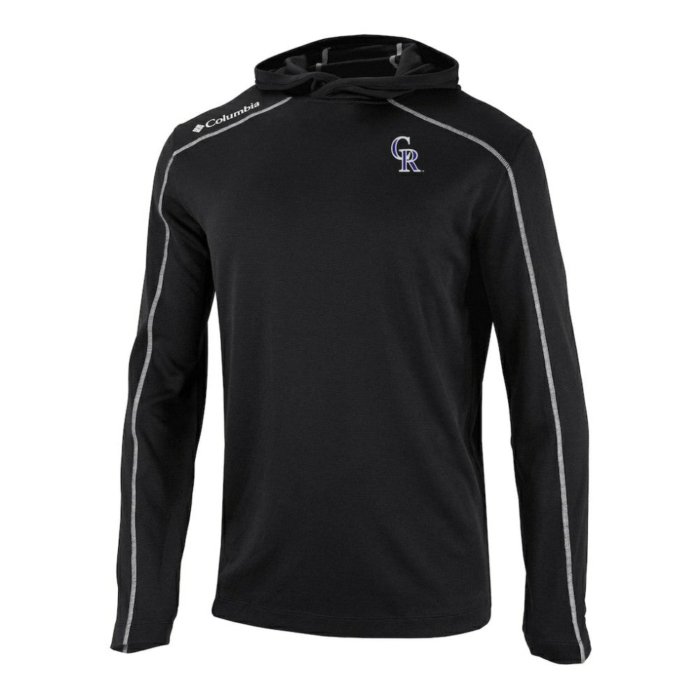 Colorado Rockies Omni-Wick Shotgun Pullover Hoodie Black | Columbia