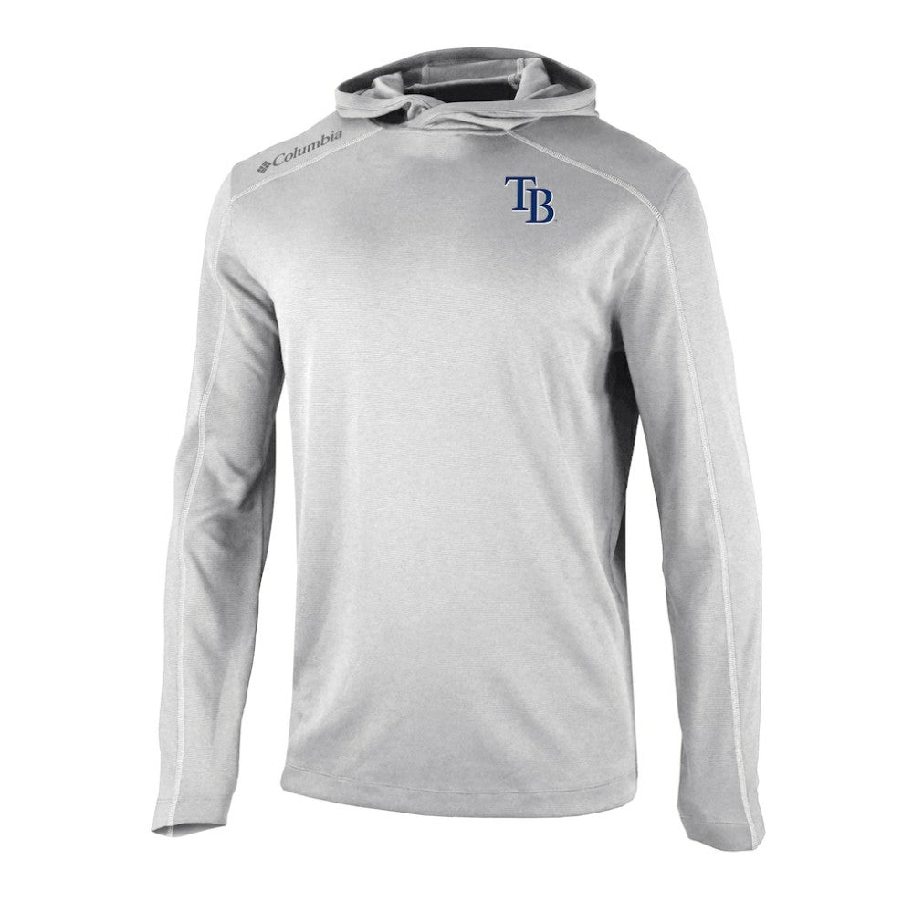 Tampa Bay Rays Omni-Wick Shotgun Pullover Hoodie Gray | Columbia