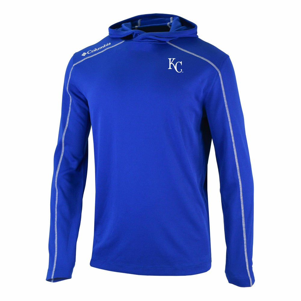Kansas City Royals Omni-Wick Shotgun Pullover Hoodie Royal | Columbia