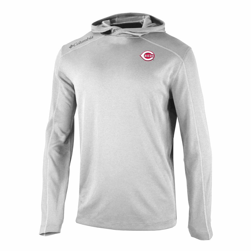 Cincinnati Reds Omni-Wick Shotgun Pullover Hoodie Gray | Columbia