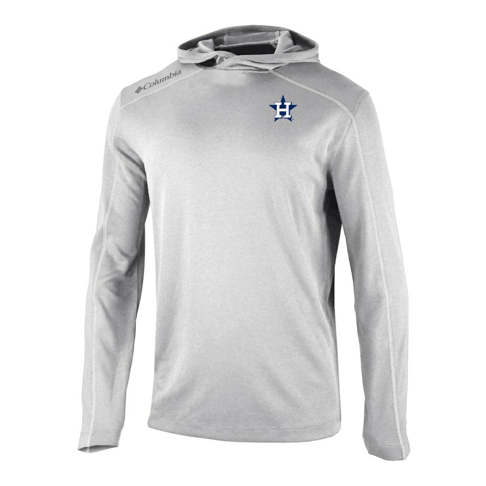 Houston Astros Omni-Wick Shotgun Pullover Hoodie Gray | Columbia