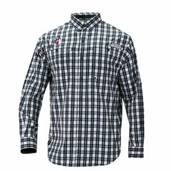 Cleveland Guardians Super Tamiami Omni-Shade Long Sleeve Button-Down Shirt Navy | Columbia