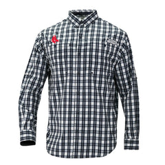 Boston Red Sox Super Tamiami Omni-Shade Long Sleeve Button-Down Shirt Navy | Columbia