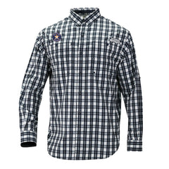 Houston Astros Super Tamiami Omni-Shade Long Sleeve Button-Down Shirt Navy | Columbia