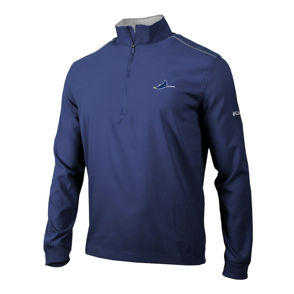 Tampa Bay Rays Omni-Wick Bogey's Paradise Quarter-Zip Pullover Navy | Columbia