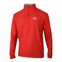 Cincinnati Reds Omni-Wick Bogey's Paradise Quarter-Zip Pullover Red | Columbia