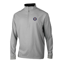 Houston Astros Omni-Wick Bogey's Paradise Quarter-Zip Pullover Gray | Columbia