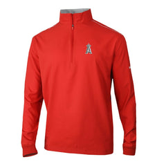 Los Angeles Angels Omni-Wick Bogey's Paradise Quarter-Zip Pullover Red | Columbia