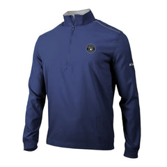 Milwaukee Brewers Omni-Wick Bogey's Paradise Quarter-Zip Pullover Navy | Columbia