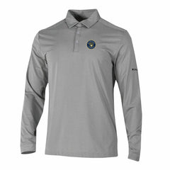 Milwaukee Brewers Omni-Wick Pin High Long Sleeve Polo Gray | Columbia
