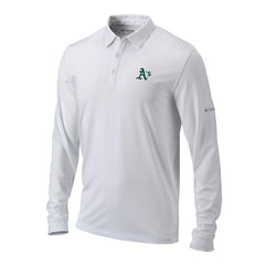 Athletics Omni-Wick Pin High Long Sleeve Polo White | Columbia