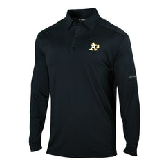 Athletics Omni-Wick Pin High Long Sleeve Polo Black | Columbia