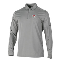Pittsburgh Pirates Omni-Wick Pin High Long Sleeve Polo Gray | Columbia