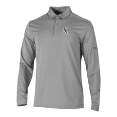 Chicago White Sox Omni-Wick Pin High Long Sleeve Polo Gray | Columbia