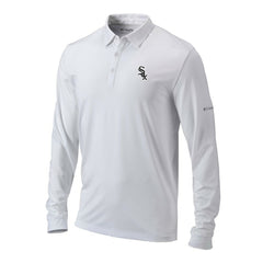 Chicago White Sox Omni-Wick Pin High Long Sleeve Polo White | Columbia