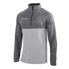 Chicago White Sox Omni-Wick Raglan Rockin' It Quarter-Zip Pullover Gray | Columbia
