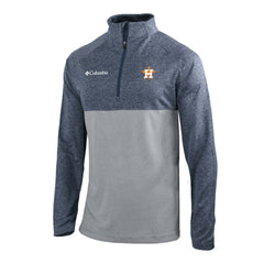 Houston Astros Omni-Wick Raglan Rockin' It Quarter-Zip Pullover Navy | Columbia
