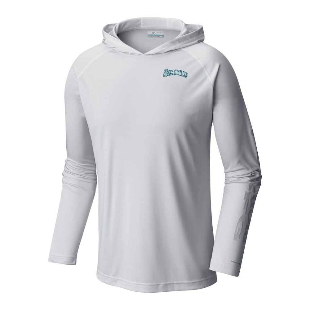 Seattle Mariners Terminal Tackle Omni-Shade Pullover Hoodie White | Columbia
