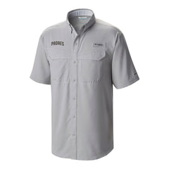San Diego Padres Omni-Wick Low Drag Offshore Button-Up Shirt White | Columbia