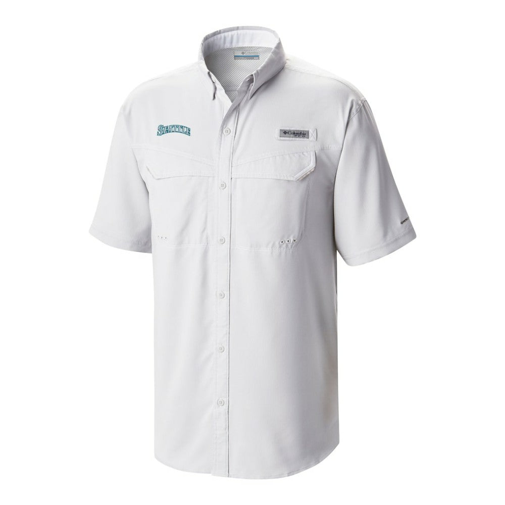 Seattle Mariners Omni-Wick Low Drag Offshore Button-Up Shirt White | Columbia