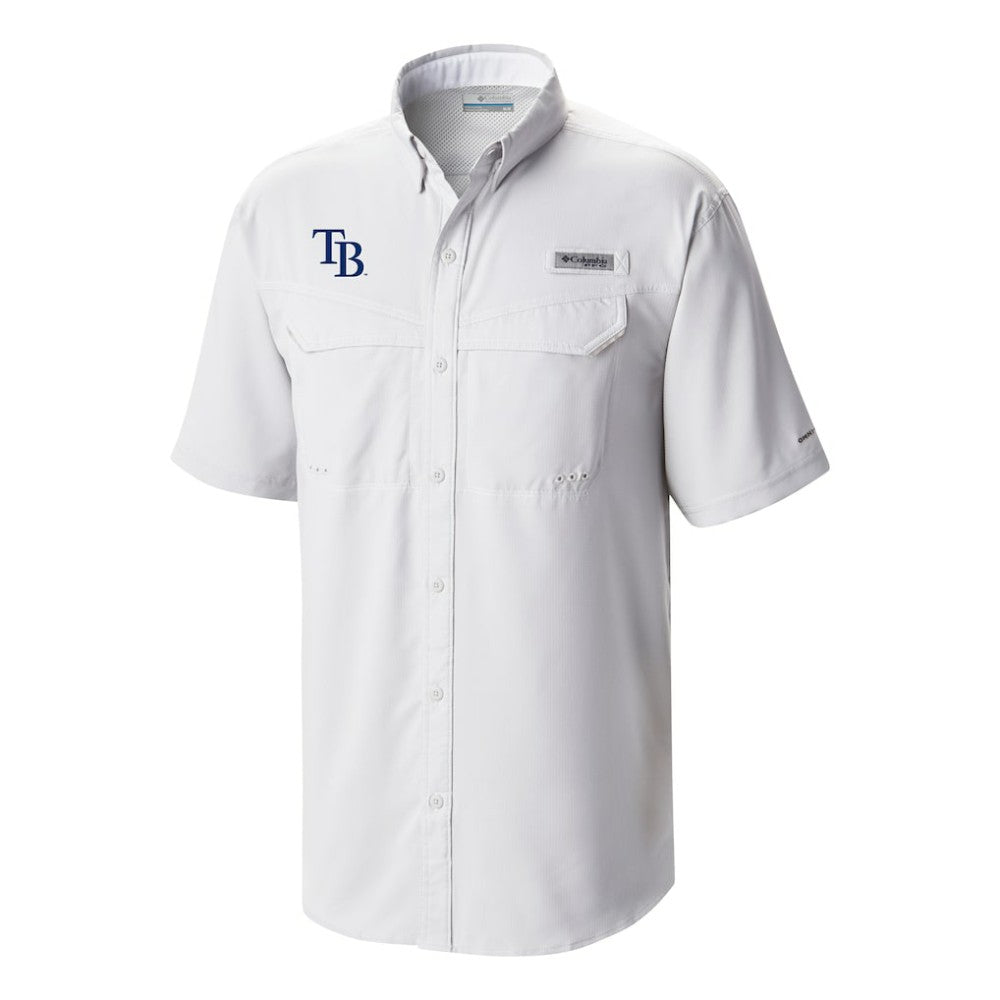 Tampa Bay Rays Omni-Wick Low Drag Offshore Button-Up Shirt White | Columbia