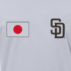 San Diego Padres Japanese Flag T-Shirt White | New Era
