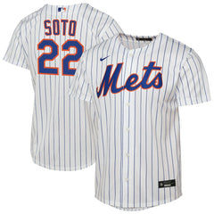 Juan Soto New York Mets Youth Home Replica Jersey - White