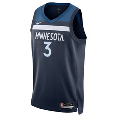 Jaden McDaniels Minnesota Timberwolves Unisex Swingman Player Jersey - Icon Edition - Navy