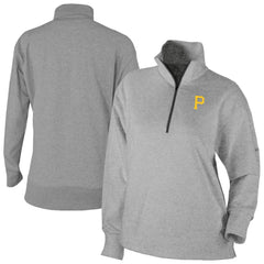 Pittsburgh Pirates Women's Birchwood Hills Quarter-Zip Pullover Gray | Columbia