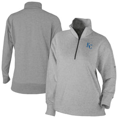 Kansas City Royals Women's Birchwood Hills Quarter-Zip Pullover Gray | Columbia