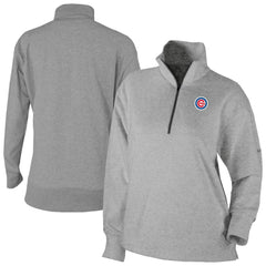 Chicago Cubs Women's Birchwood Hills Quarter-Zip Pullover Gray | Columbia