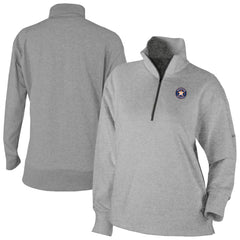 Houston Astros Women's Birchwood Hills Quarter-Zip Pullover Gray | Columbia