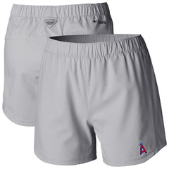 Los Angeles Angels Women's Tamiami Pull-On Shorts Gray | Columbia