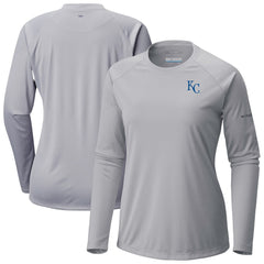 Kansas City Royals Tidal Tee II Long Sleeve T-Shirt Gray | Columbia