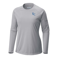 Kansas City Royals Tidal Tee II Long Sleeve T-Shirt Gray | Columbia