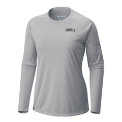 San Diego Padres Tidal Tee II Long Sleeve T-Shirt Gray | Columbia