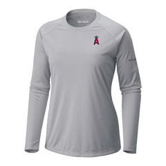Los Angeles Angels Tidal Tee II Long Sleeve T-Shirt Gray | Columbia