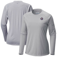 Houston Astros Tidal Tee II Long Sleeve T-Shirt Gray | Columbia
