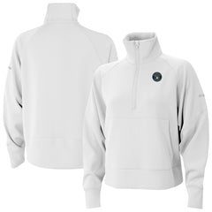 Milwaukee Brewers Women's Wickhams Hills Raglan Omni-Wick Quarter-Zip Pullover White | Columbia