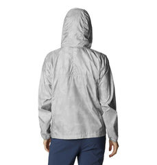 Tampa Bay Rays Women's Flash Challenger Full-Zip Hoodie Windbreaker Jacket Gray/White | Columbia